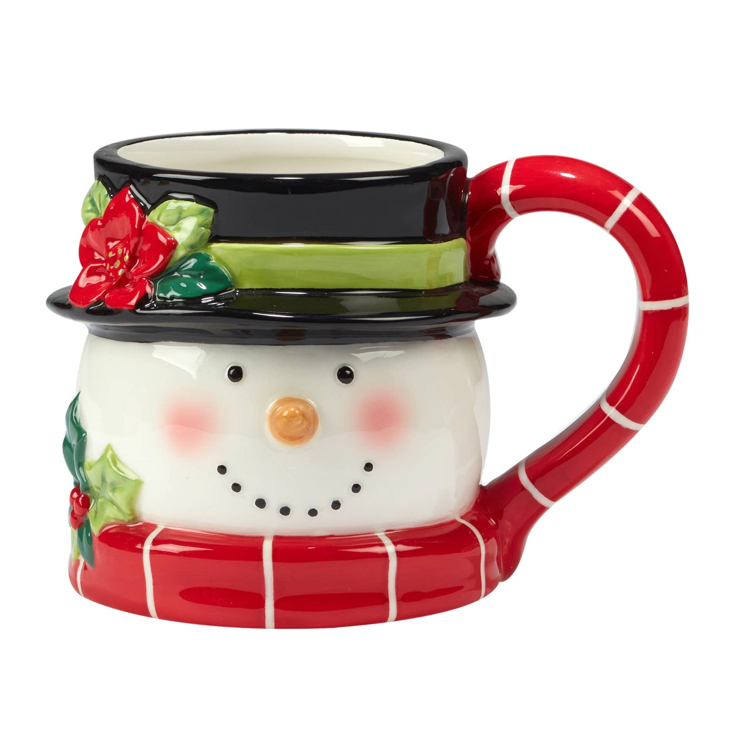 Holiday Magic Susan Winget's Holiday Magic Christmas Snowman 3-D Mug