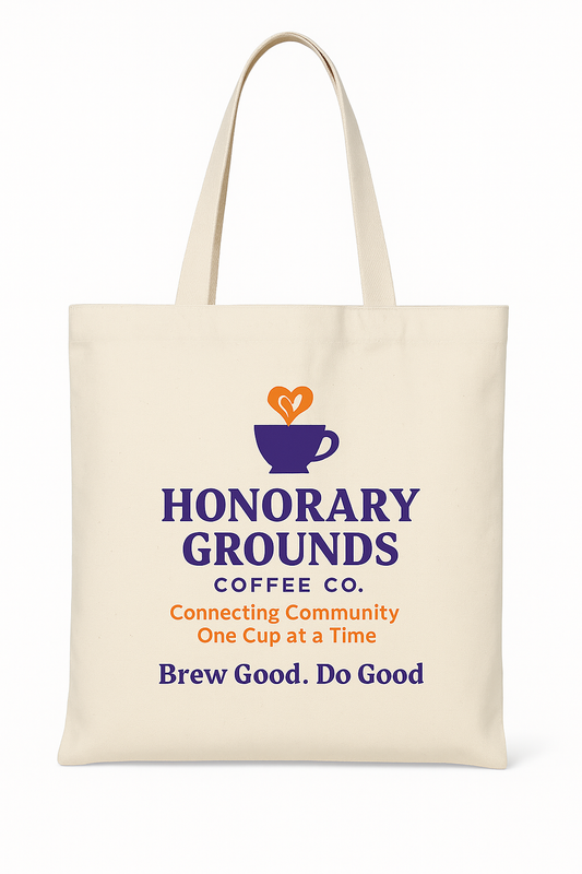 Honorary Grounds™ Community Tote – Brew Good. Do Good