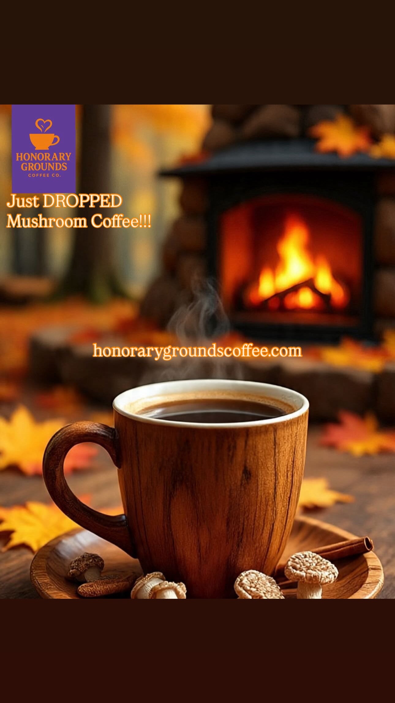 Coffee with Mushrooms Medium Roast