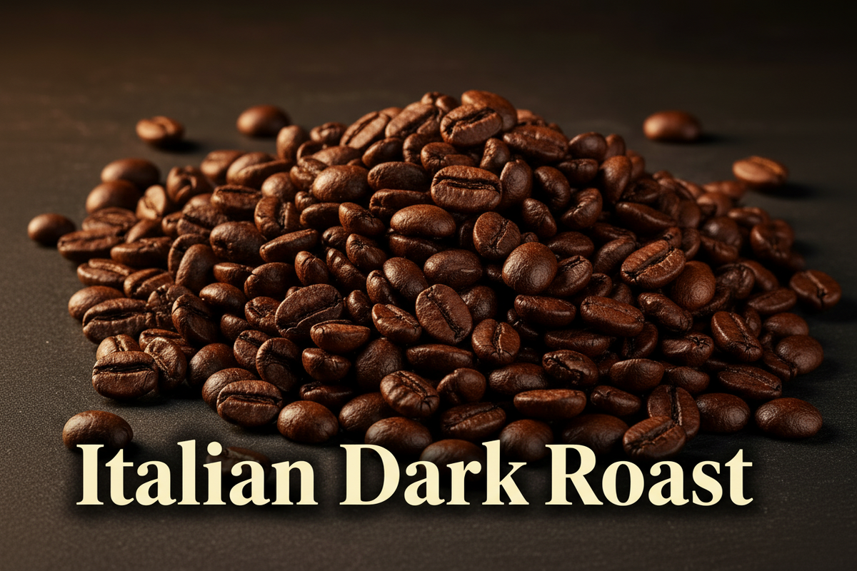 Italian Roast dark roast coffee, photo 2 | Honorary Grounds Coffee Co.