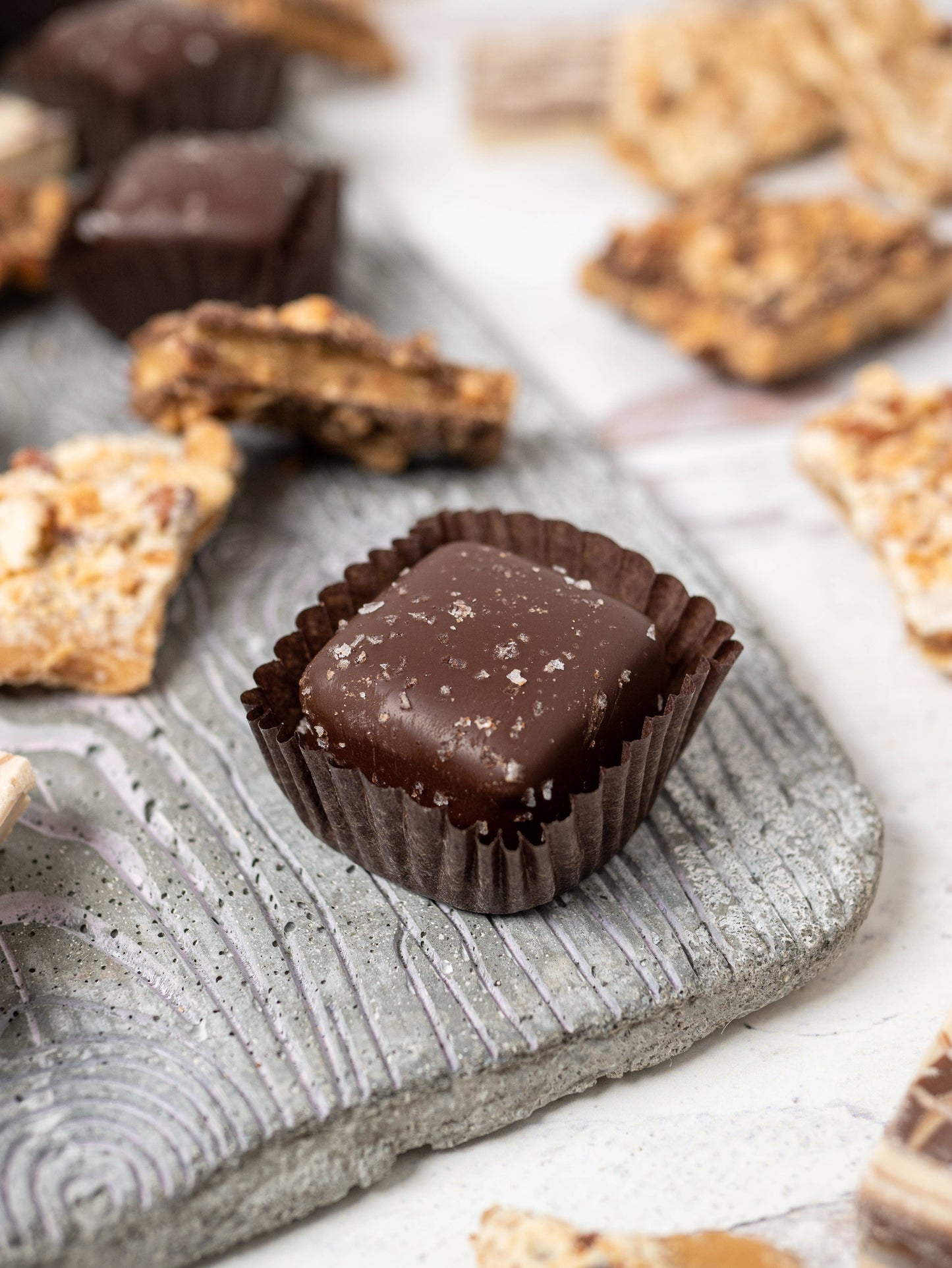 Sugar Free Dark Chocolate Sea Salt Caramel