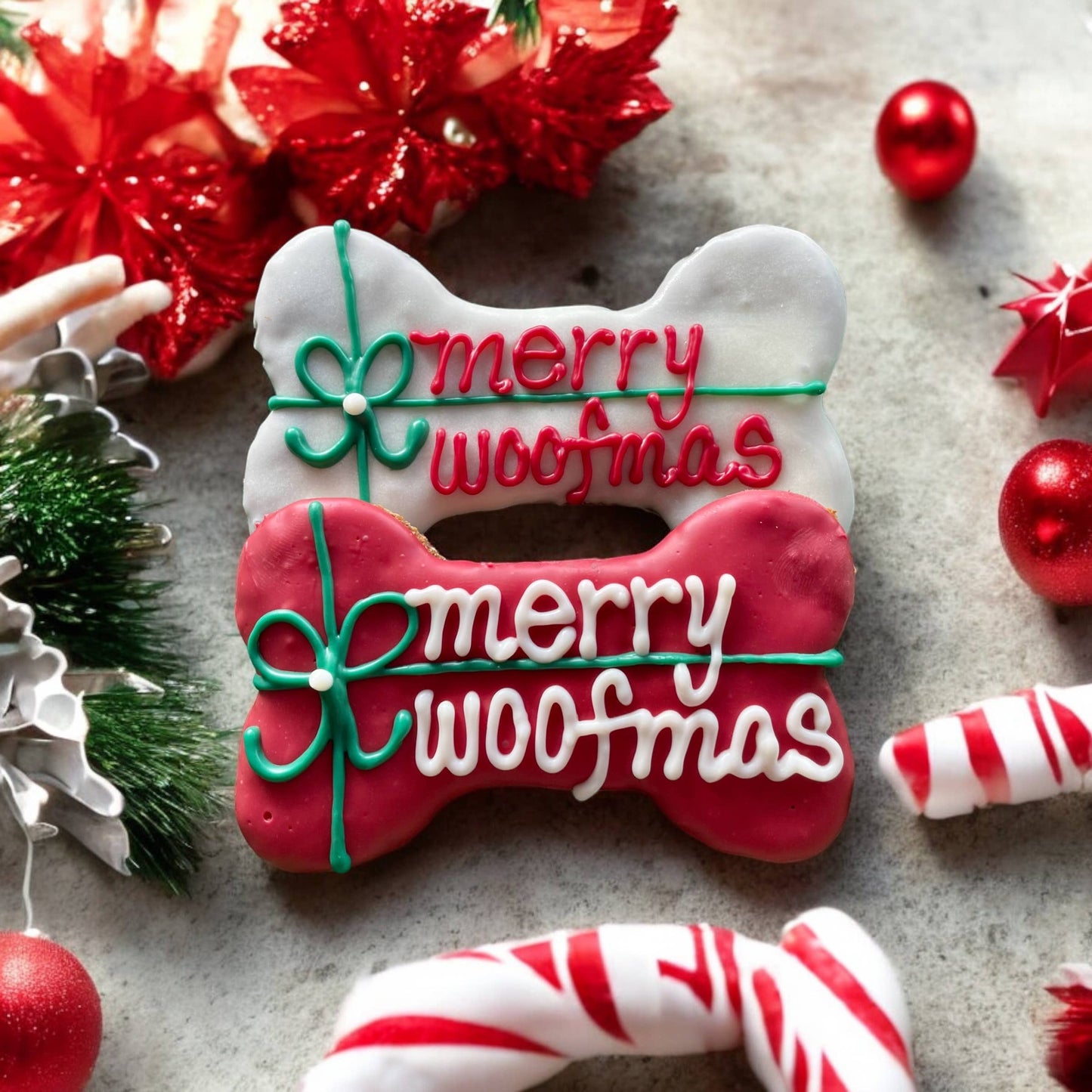 Merry Woofmas Holiday Dog Treats | All-Natural Dog Biscuits | Pre-Order