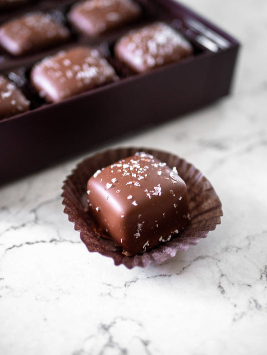 Sugar Free Dark Chocolate Sea Salt Caramel