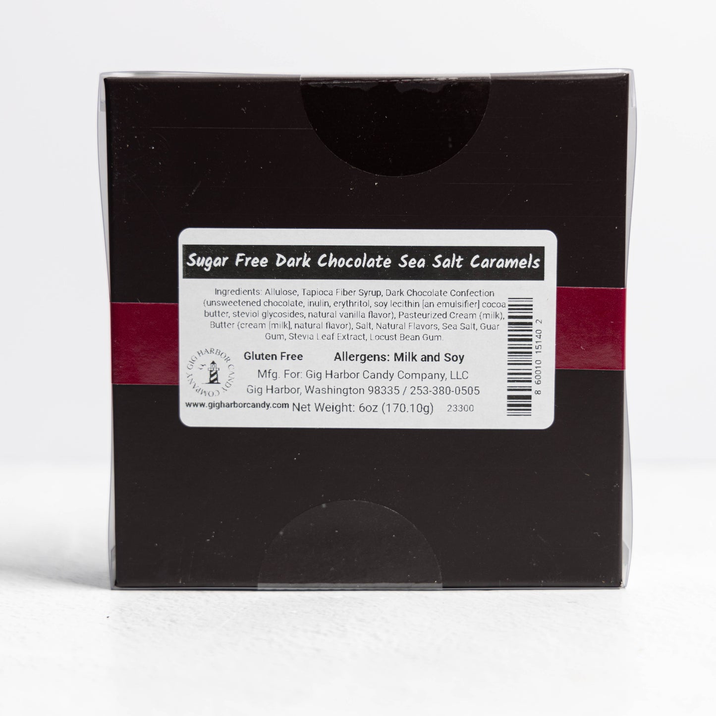 Sugar Free Dark Chocolate Sea Salt Caramel