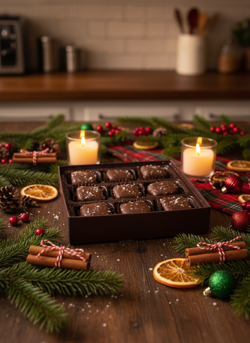 Sugar Free Dark Chocolate Sea Salt Caramel