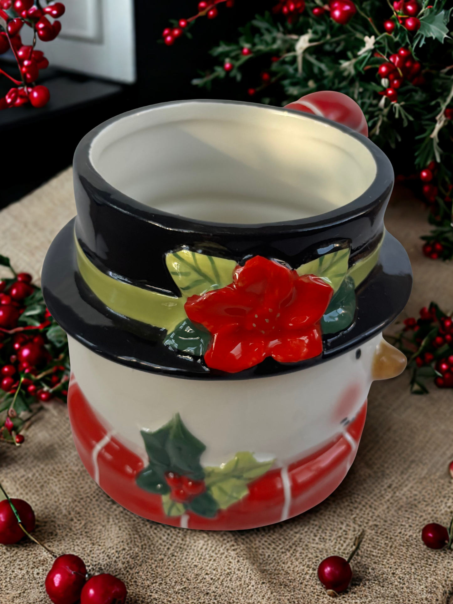 Holiday Magic Susan Winget's Holiday Magic Christmas Snowman 3-D  Mug