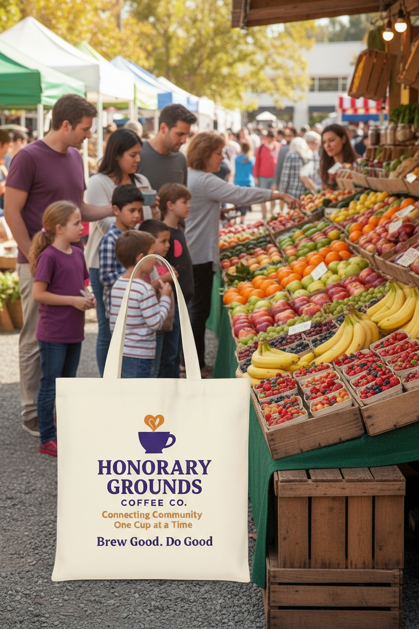 Honorary Grounds™ Community Tote – Brew Good. Do Good