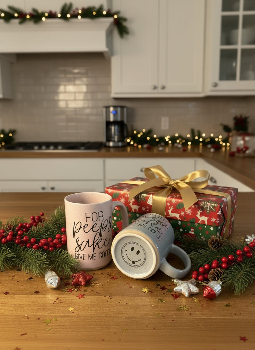 “For Peeps Sake, Give Me Coffee” Ceramic Mug Great Gift or Keep Sake